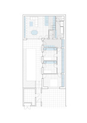 Půdorys (Interiér domu v Lysolajích, Amulet architekti)