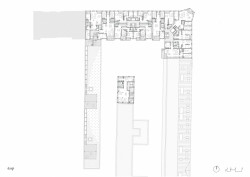 Bytový dům v Karlíně, půdorys 6np, Barbora Červeňová