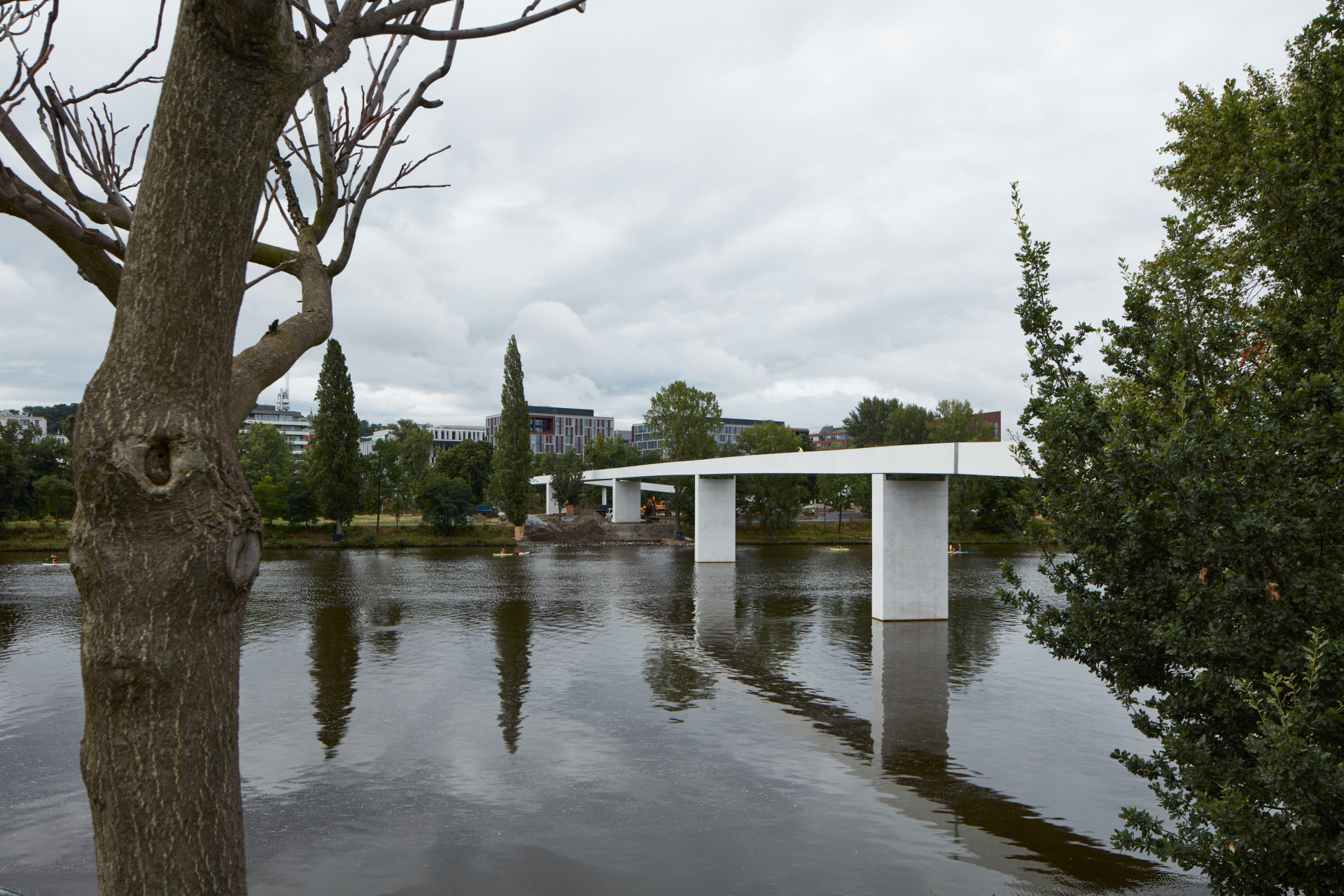 Nová lávka pomáhá vytvářet město krátkých vzdáleností.