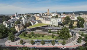 Jablonec hledá zhotovitele Nového terminálu podle návrhu architektonické kanceláře DMNK