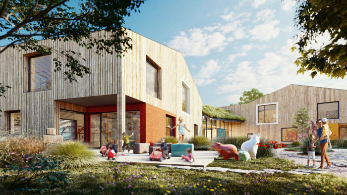 Školka v Českém Brodě, vizualizace, MS Architekti
