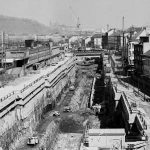 Metro Smíchovské nádraží 1982