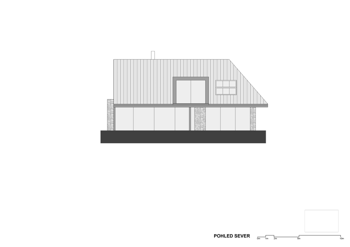 ABM architekti, Vila v Jílovišti, pohled severní – foto