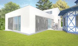 Výstavní galerie STAGE GARDEN, Janca architect / Karel Janča, vizualizace