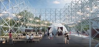 Chybik Kristof architects & Urban Designers, Meeting Point Brno, vizualizace