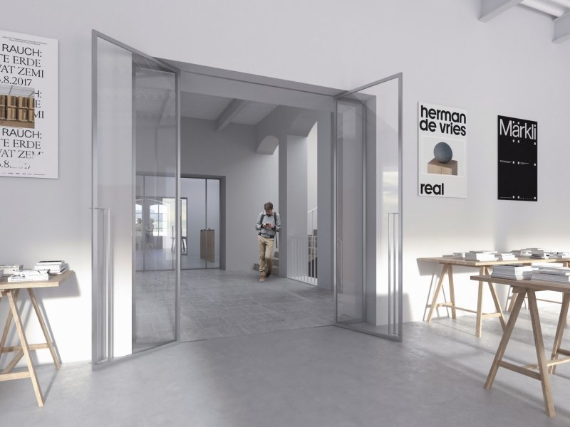 Vítězný návrh Centra současného umění a architektury v Českých Budějovicích od studií AFF Architekten + Malý Chmel. Vizualizace: Ondřej Žvak, Malý Chmel