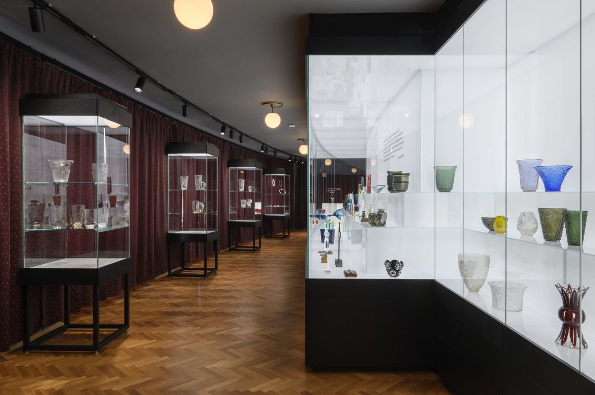 Expozice ve 2. podlaží. (Rekonstrukce Městského muzea v Železném Brodě, studio Majatory)