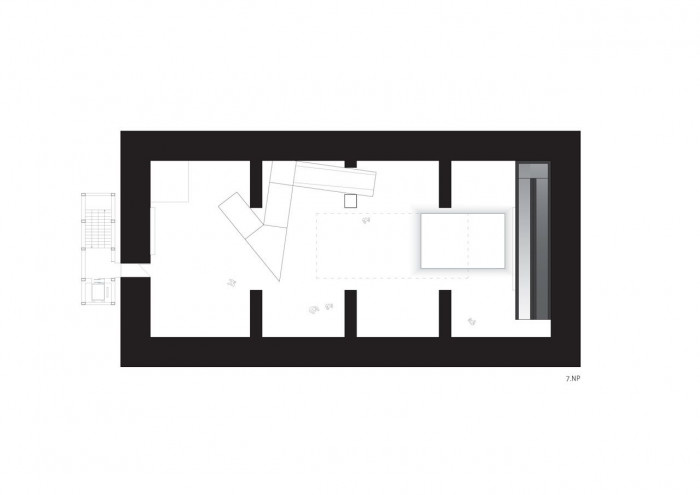 Tomáš Zavoral, JWW_Der Judenweg, Wien / Muzeum života za války, půdorys 7. NP – foto