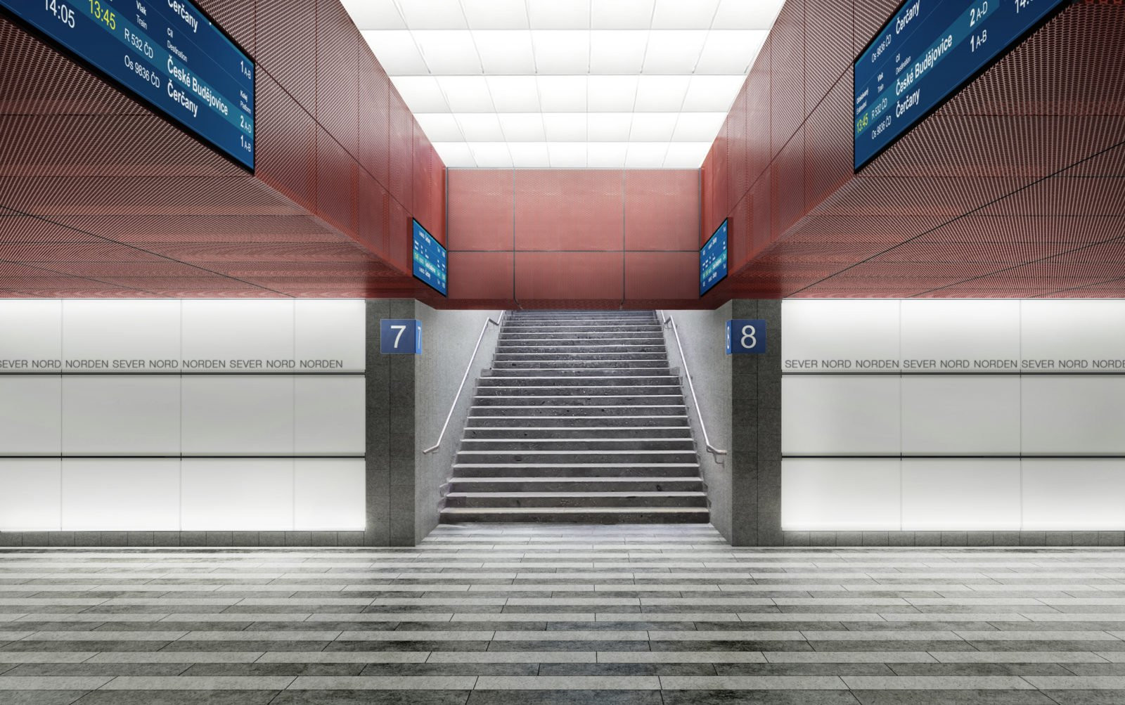 Podchody na hlavním nádraží v Praze od bod architekti