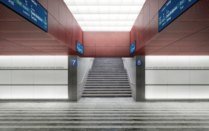Podchody na hlavním nádraží v Praze od bod architekti