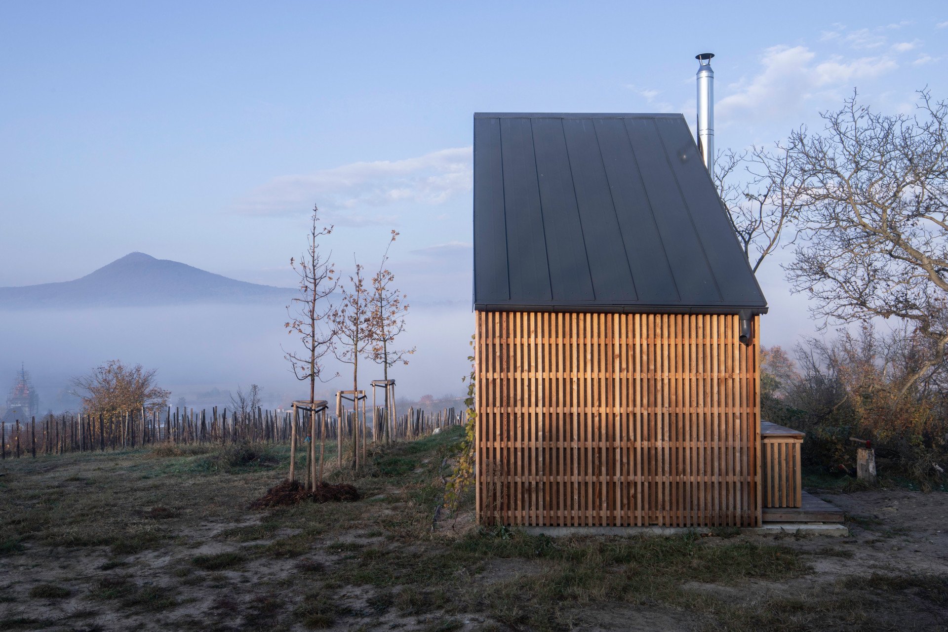 Viniční domek Velké Žernoseky od architekta Jana Žaloudka