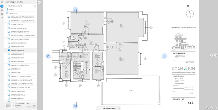 3D/BIM pasport od SCAN4BIM zpracovaný na podkladu výstupů sběru dat pomocí 3D laserového skenování přináší nové možnosti.