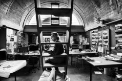 Balkrišna Doshi ve svém studiu