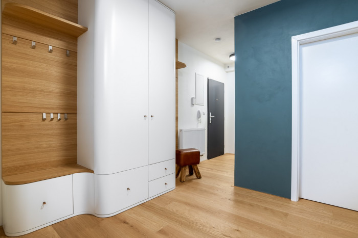 Interiér mezonetového bytu, studio AEIOU