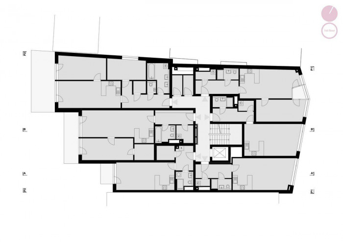2. NP, Bytový dům Nuselská,