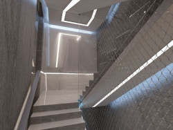 XTEND DESIGN, Kanceláře RayService v Ostravě, vizualice, schodiště - foto