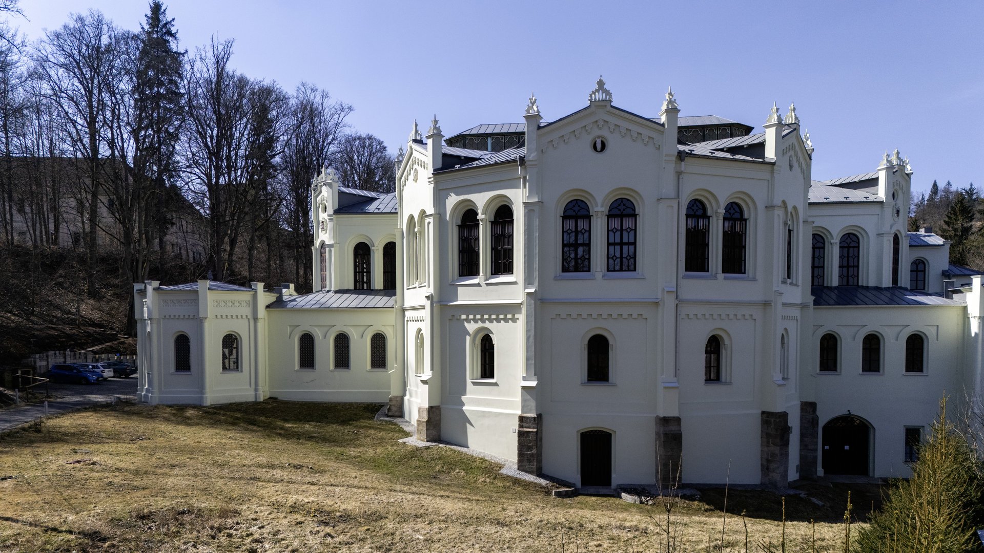 Jízdárna Světce u Tachova z poloviny 19. století po rekonstrukci