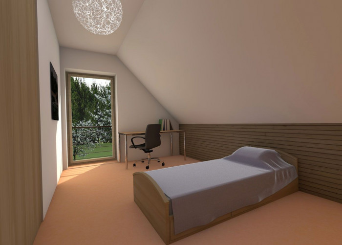 ARCHCON atelier, Dům na větrném kopci, vizualizace - foto