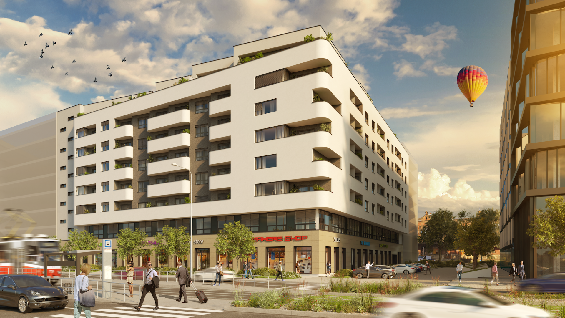 Developerská společnost PROPERITY staví v centru Brna komplex Centropolis podle návrhu studia Arch.Design