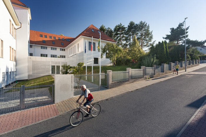 Základní škola Járy Cimrmana po rekonstrukci a rozšíření od studia Progres Ateliér&nbsp;© Alexandra Timpau