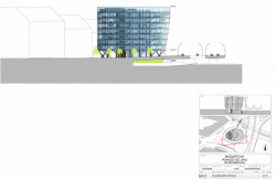 Administrativní budova Green Point, AHK Architekti. JIŽNÍ POHLED