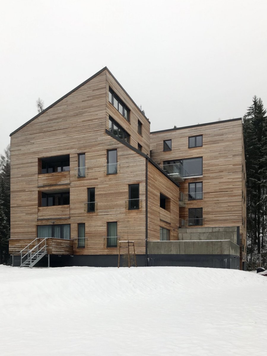 Apartmánové domy v Harrachově od studia Kvalitář