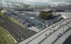 Vizualizace studie Muzea železnice a elektrotechniky