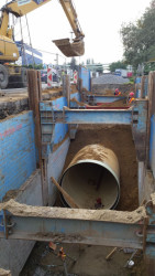 Stavba roku 2016 / nominace: Aquatis, a. s., Výstavba sběrače s napojením Dluhonic a Kozlovic, Přerov – foto