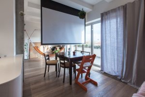 Lenka Míková Architect, Malý penthouse v Praze – foto