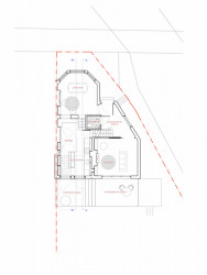 Přestavba viktoriánského domu, StudioBen Allen, půdorys