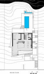 Najjar & Najjar, luxusní přestavba vily ze 60. let, 3.NP, výkres