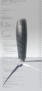 NOSCALE architects, Tensegrity Tower, projekt