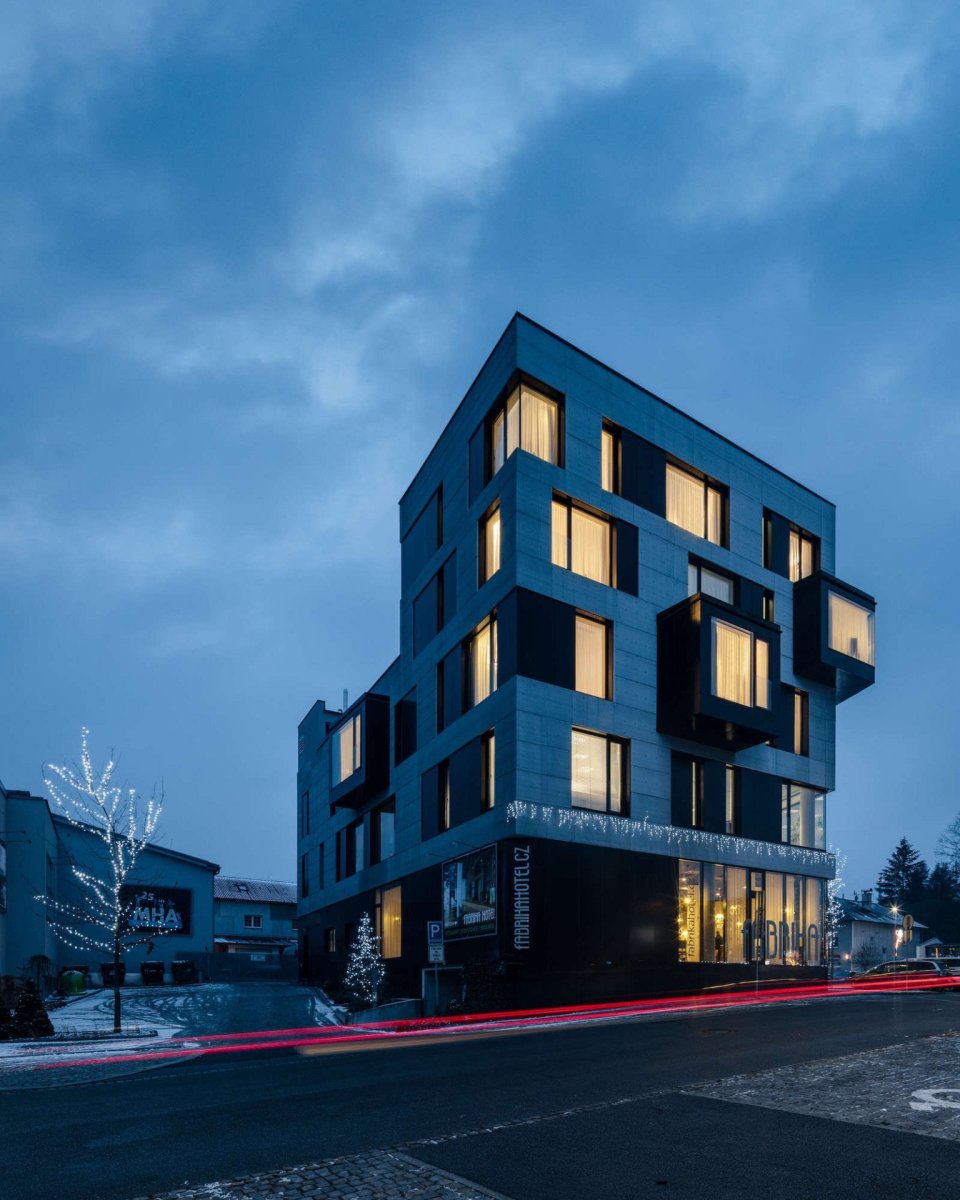 Hotel Fabrika v Humpolci, OK PLAN Architects/ Luděk Rýzner