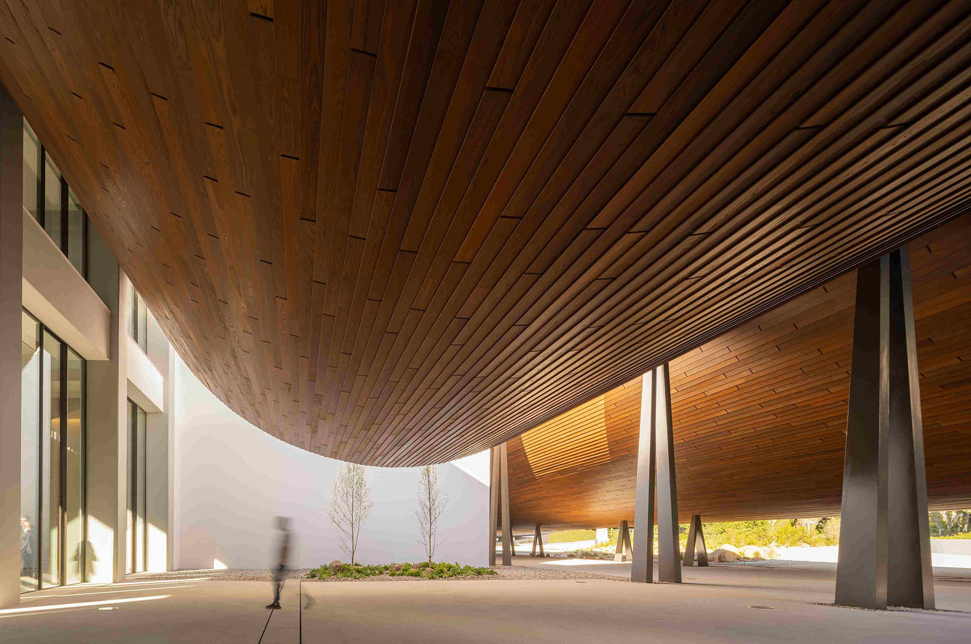 Centro de Arte Moderna Gulbenkian v Lisabonu (Kengo Kuma & Associates + OODA + VDLA)