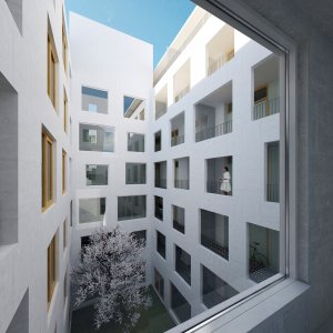 Rezidence Prachnerova, A.LT Architekti, vizualizace