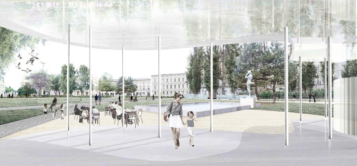 Landererov Park, vizualizace, fbcc architecture