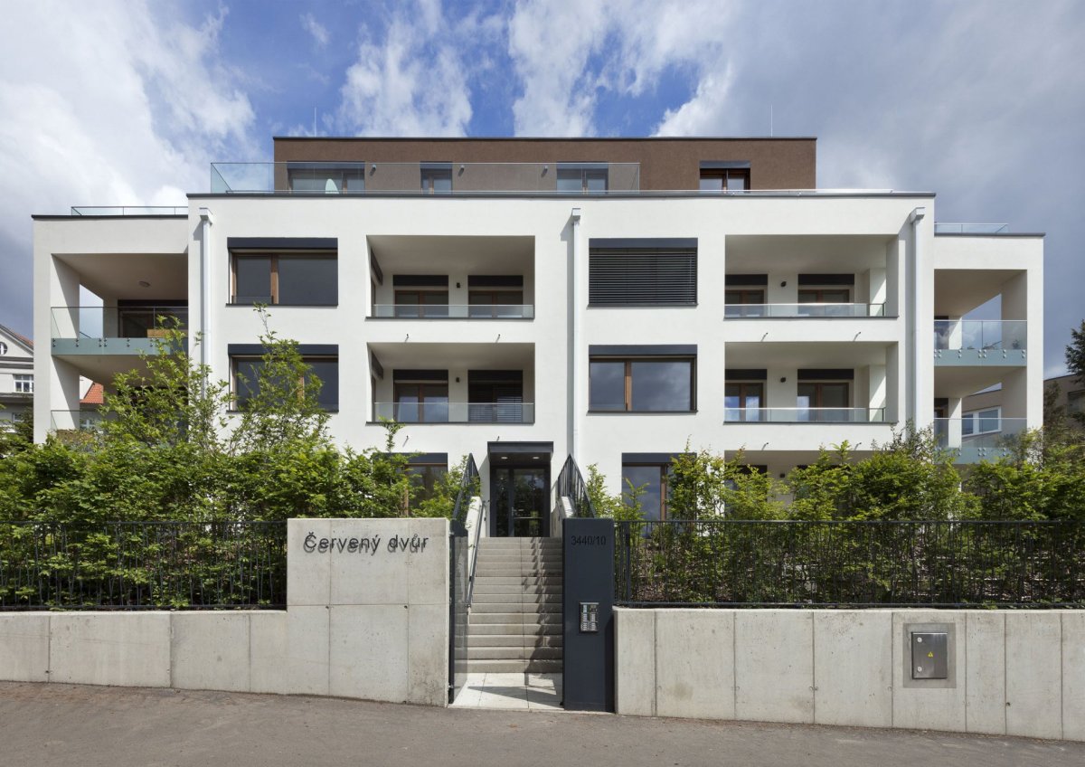Rezidence Červený dvůr, MS Architekti - zdroj MS Architekti