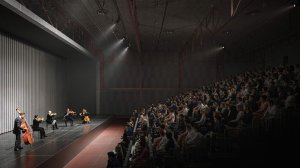 Návrh rekonstrukce Velkého kina podle re:architekti