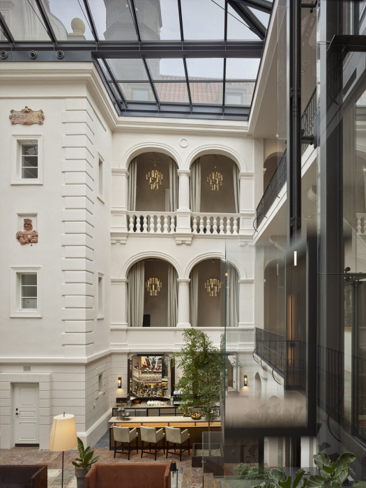 Rekonstrukce arcibiskupského zámku a zahrad na hotel, SHA Šafer Hájek architekti © Filip Šlapal