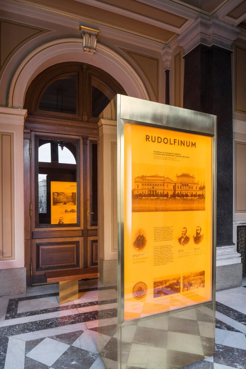 Interiéry předsálí České filharmonie v Rudolfinu, Lenka Míková architekti / Lenka Míková