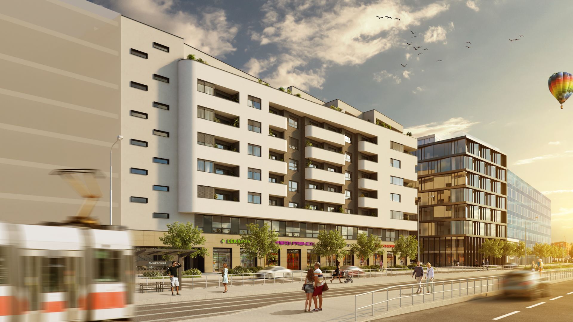 Developerská společnost PROPERITY staví v centru Brna komplex Centropolis podle návrhu studia Arch.Design