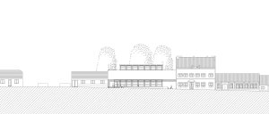 SOKEC v Hrušovanech u Brna, caraa.cz/Atelier KAVA: Pohled uliční