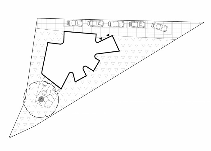 Montessori školka v Klecanech, No Architects / Jakub Filip Novák, Daniela Baráčková, situace