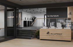 Nový showroom Aluprof cílí na udržitelnost pomocí hliníku