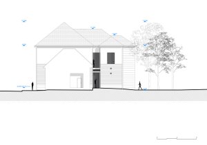 Rekonstrukce mateřské školy Polánka, ateliér CL3: Pohled severozápad
