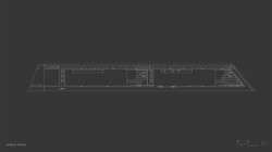 Půdorys střechy (Liaporbetonové atriové domy v brněnském Žebětíně, Makovský & partneři)