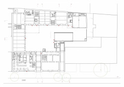 M Factory, půdorys 1NP, Olgoj Chorchoj