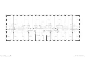 De Lakfabriek, nový půdorys 2.np, Wenink Holtkamp Architecten