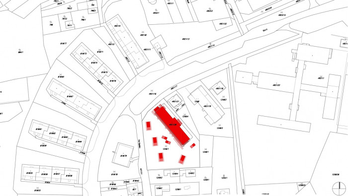 Mateřská škola ve Staré ulici, situace širších vztahů, 3+1 architekti