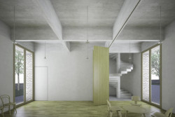 V obci Slapy vyroste nový obecní úřad podle návrhu architektů ze studia Karla Filsaka.